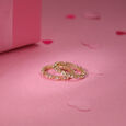 Love Luck Diamond & Gold Ring,,hi-res view 2