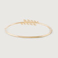 Strobe Rhythm Gold & Diamond Bangle,,hi-res view 4