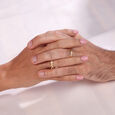 Forever Band 18KT Gold Couple Ring -Single Piece,,hi-res view 1
