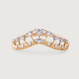 Modern Vanki Gold & Diamond Finger Ring,,hi-res view 2