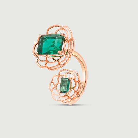 Dramatic Bloom Colourstone Ring