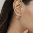 Prism Charm Gold Stud Earrings,,hi-res view 2