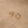 Gleaming Brook 14 Kt Gold & Diamond Stud Earrings,,hi-res view 1