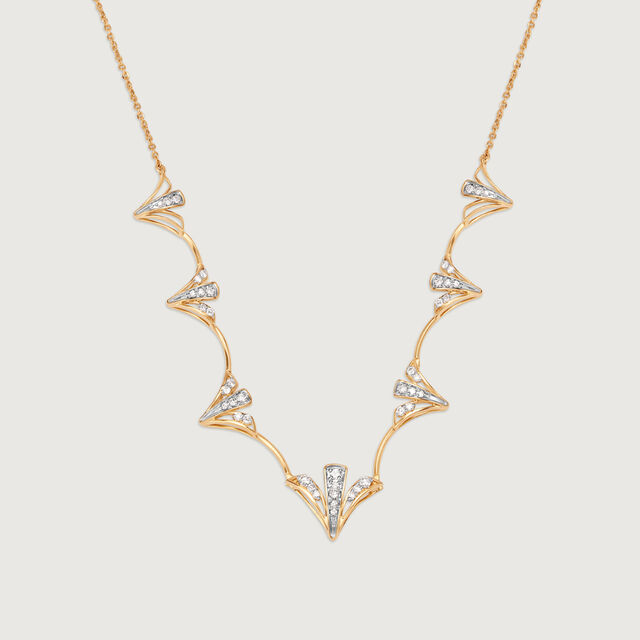 Vivacious Luminescence 14KT Diamond Necklace,,hi-res view 4