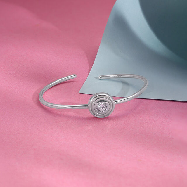 Radiant Halo Silver Bracelet,,hi-res image number null