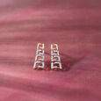 Chic Cascades Gold & Diamond Stud Earrings,,hi-res view 1