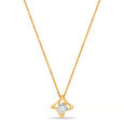 Sparkling Reflections Solitaire Necklace,,hi-res view 3