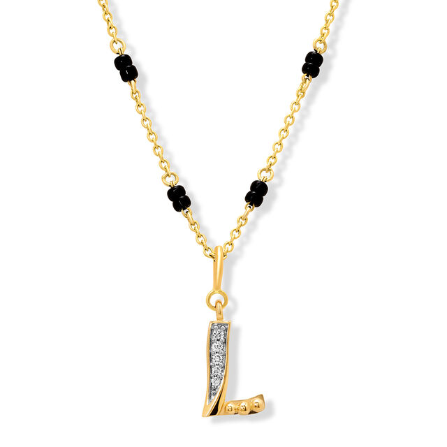 Mia Sutra DIY with Alphabet Charms- L,,hi-res image number null