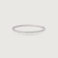 Edgy Angular Silver Bangle,,hi-res view 3