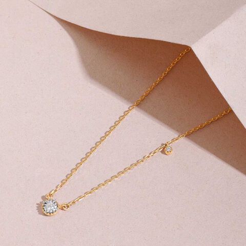Dainty Dazzle Diamond Necklace