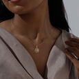 Fluid Bloom Diamond Pendant,,hi-res view 2