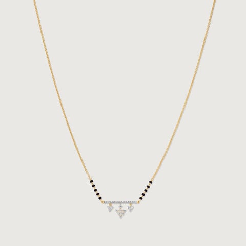 Chic Cascading Diamond Mangalsutra