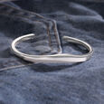 Fluid Curve Silver Kada,,hi-res view 1