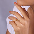Rhythmic Radiance 14KT Gold Finger Ring,,hi-res view 2