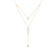 14KT Yellow Gold Minimalistic Diamond Necklace,,hi-res view 1
