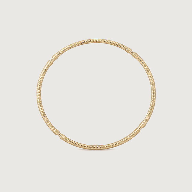 Textured Classic Gold Bangle,,hi-res image number null