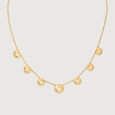 Delicate Radiant Gold Necklace,,hi-res view 3