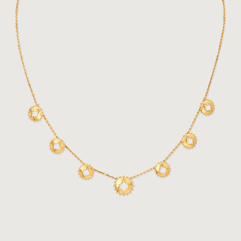 Delicate Radiant Gold Necklace