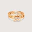 Butterfly Kiss 14KT Gold & Diamond Finger Ring,,hi-res view 3