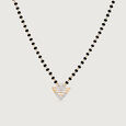 Floral Bloom Gold and Diamond Mangalsutra,,hi-res view 3