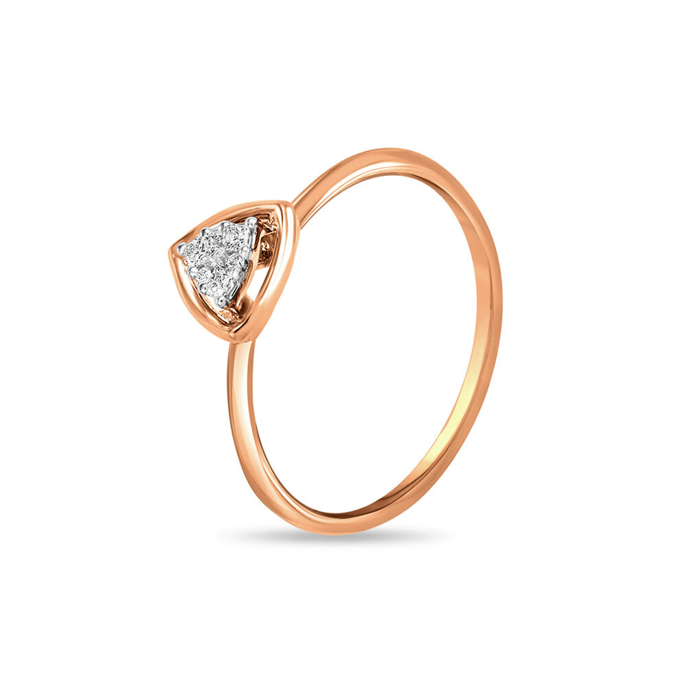 18KT Rose Gold Diamond ring