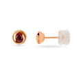 A Rosy Affair - 14kt Gold Stud Earrings,,hi-res view 1