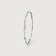 Radiant Grid Silver Bangle,,hi-res view 4