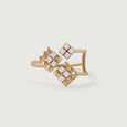Sequin Dazzle Gold & Diamond Finger Ring,,hi-res view 3