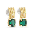 14KT Yellow Gold Mint Julep Drop Earrings,,hi-res view 2
