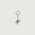 Playful Clover Silver Charm,,hi-res view 3
