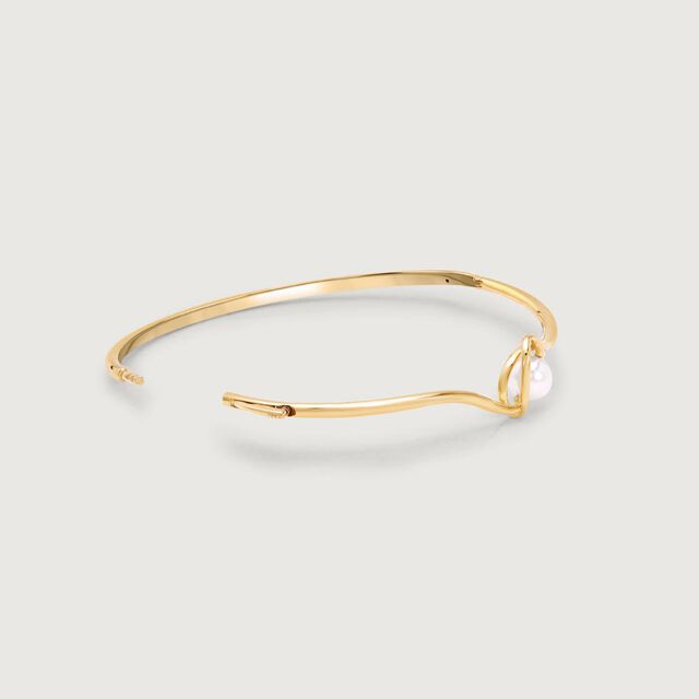 Aura Knot Pearl Bangle,,hi-res image number null