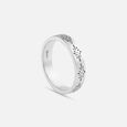 Soft Petal Impressions Silver Finger Ring,,hi-res view 4