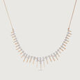 Retro Chic Gold & Diamond Necklace,,hi-res view 3