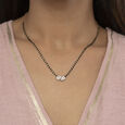 Forever Linked Gold and Diamond Mangalsutra,,hi-res view 2
