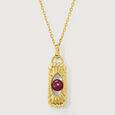 Hidden Charm 18KT Chain Ruby Pendant with chain,,hi-res view 3