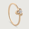 Iconic Shimmer Gold & Diamond Finger Ring,,hi-res view 3