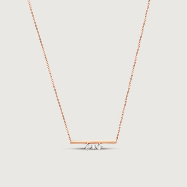 Sleek Horizon Diamond Necklace,,hi-res image number null