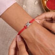 Forever Link Silver Rakhi,,hi-res view 3