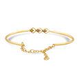 14 KT Yellow Gold Alpine Ascent Diamond Bangle,,hi-res view 4