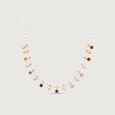 Navratna Charm Diamond Necklace,,hi-res view 3