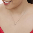 14KT Yellow and Rose Gold Unexpected Love Diamond Necklace,,hi-res view 3