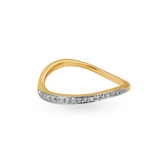 14KT Yellow Gold Finger Ring,,hi-res view 2