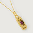 Hidden Charm 18KT Chain Ruby Pendant with chain,,hi-res view 5
