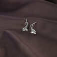 Radiant Clustre Silver Stud Earrings,,hi-res view 1