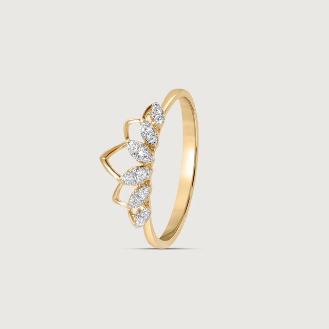 Crown Bloom Diamond Ring,,hi-res image number null