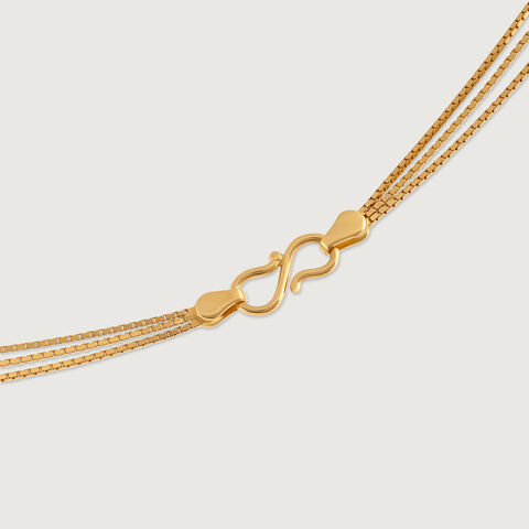 Triple Delight Gold Chain