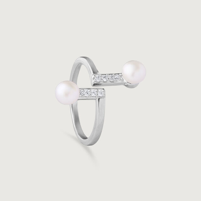 Twin Glow Silver Ring,,hi-res image number null