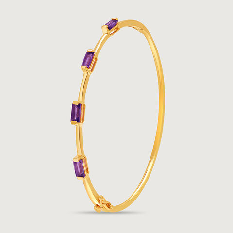 Violet Velvet 14KT Amethyst Bangle