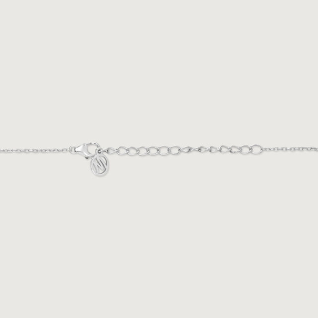 Fluid Teardrop Silver Necklace,,hi-res image number null