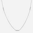 Modern Minimal Silver Chain,,hi-res view 3